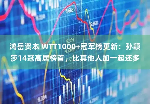 鸿岳资本 WTT1000+冠军榜更新：孙颖莎14冠高居榜首，比其他人加一起还多